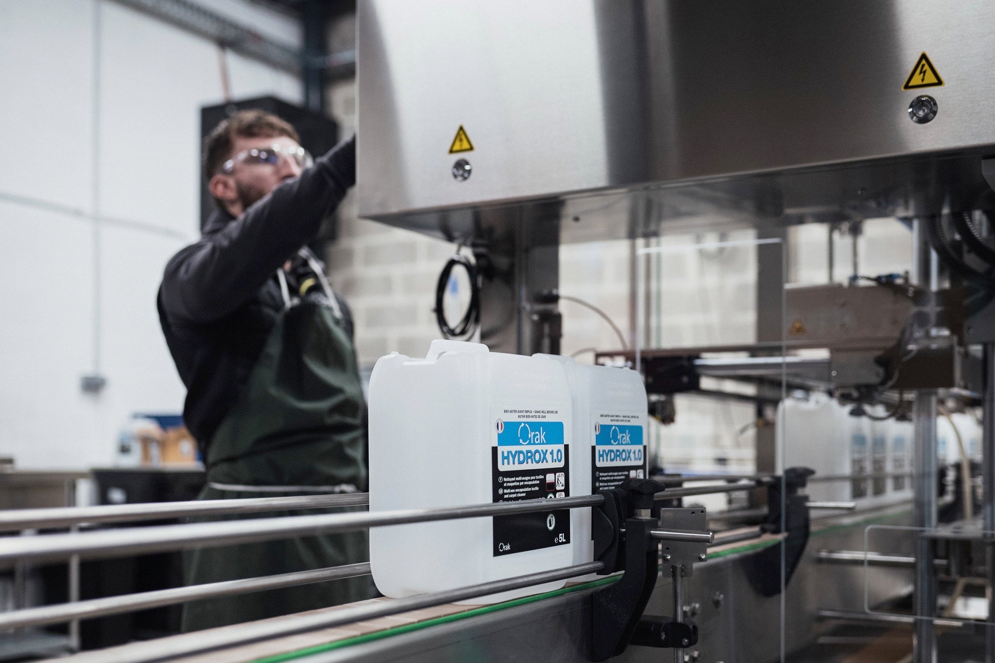Usine Orak, ligne de production des produits d'entretien